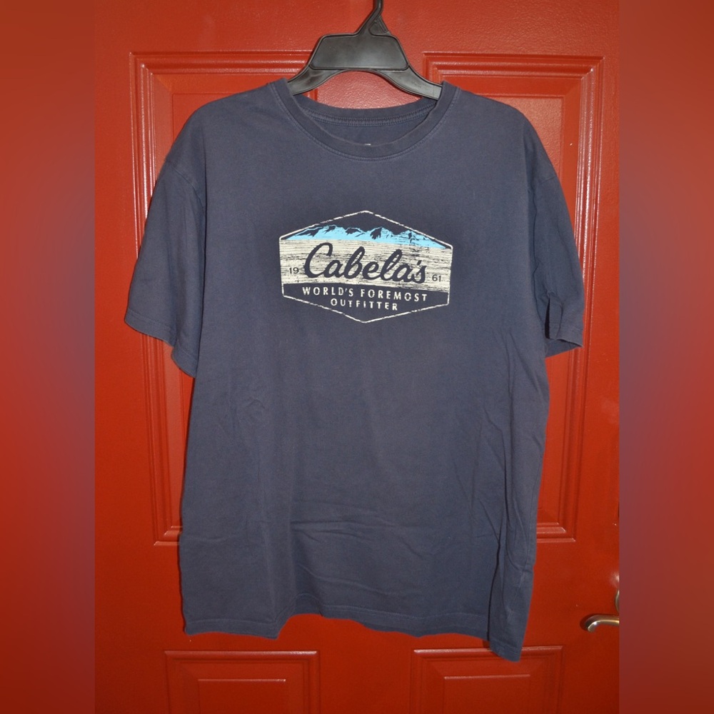 Cabela's Men's Dark Blue Graphic Tee